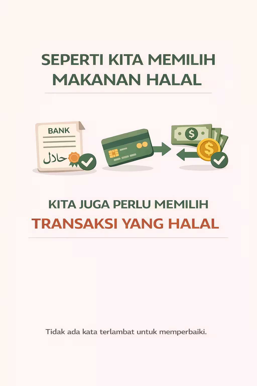 Poster edukasi finansial syariah